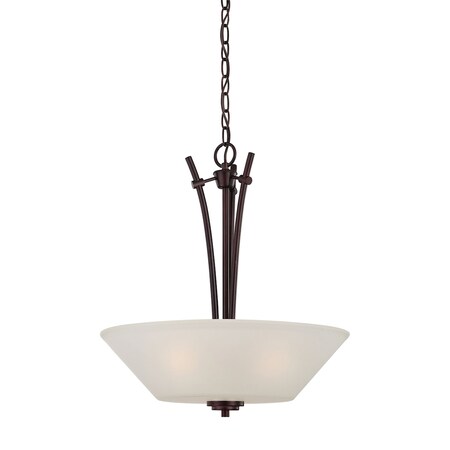 Thomas Pittman 3Light Pendant in Sienna Bronze 190061719